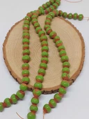 Yeşil Renk Sırlı Seramik Boncuk Dizi 10-12mm/24cm (54132) thumbnail 3