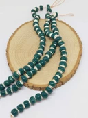 Yeşil Renk Sırlı Seramik Boncuk Dizi 10-12mm/23cm (54154) thumbnail 3