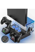 Hepu TP4-882C PS4 3 Soğutma Fanlı Stand Şarj İstasyonu For P-4/Slim/Pro - 1