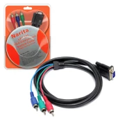 NARITA LST-205 Kablo Vga To 3 Rca 1.5 Metre - 1