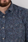 SLİMFİT DESENLİ ERKEK GÖMLEK - 4