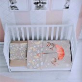 Caramell Bebek Nevresim Takımı - Lovely Rabbit - Kahve - 1