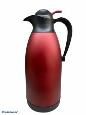 Oms Çelik Termos 2,5 Lt Inox 3281 Kırmızı - 1