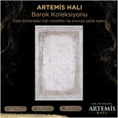 ARTEMİS BAROK - 02242A BEJ-ANTRASİT-KİREMİT HALI 200X290 - 2