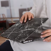 Macbook Air M1 Kılıf 13 inç F.Marble (TouchID'li M1 Air) A2337 A2179 A1932 ile Uyumlu - 7