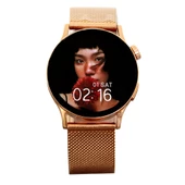 GT2 Akıllı Saat Rose Gold Metal Kordon Çinko Alaşım Kasa - 3