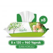 Sleepy Elma Kokulu Islak Havlu 8x120 - 1