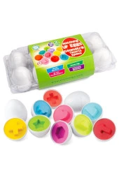 10lu Geometrik Yumurta Eşleme Oyunu - 20 Parça - 1