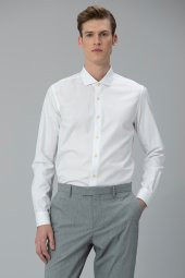Lufian Wander Smart Gömlek Slim Fit Beyaz - 3