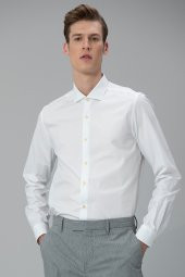 Lufian Wander Smart Gömlek Slim Fit Beyaz - 4
