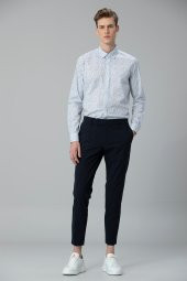 Lufian Debra Smart Gömlek Slim Fit Mavi - 2