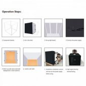Puluz Profesyonel Ürün Çekim Çadırı 80 x 80 Taşınabilir - 4