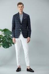Lufian Termo Spor Blazer Ceket Slim Fit Lacivert - 4