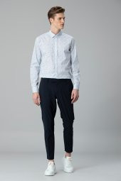 Lufian Manıwa Smart Chino Pantolon Slim Fit Lacivert - 3