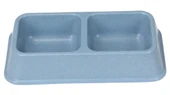 Bamboo İkili Mama ve Su Kabı (470 ML x 2) Yeşil BO-3028Z - 3