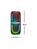 Kımıso QS3636 Bluetooth Hoparlör Rgb LED Fm Radyo 2X5W 2x4 - 3