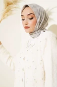 Dama Desen Yazma Eşarp Taş - 2