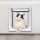4 Yönlü Kilitlenebilir Yavru Köpek ve Kedi Kapısı 23x25 cm - 1