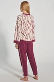 Feyza Kadın Uzun Kol Pijama Takım 5112 thumbnail 3