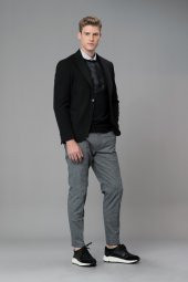 Lufian Nox Spor Blazer Ceket Slim Fit Siyah - 2