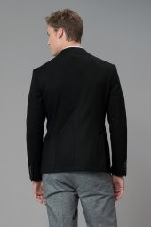 Lufian Nox Spor Blazer Ceket Slim Fit Siyah - 4