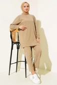 Bürümcük Basic Tunik İkili Takım Camel - 1