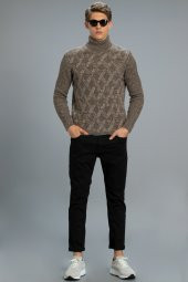 Lufian Ragnar Smart Jean Pantolon Slim Fit Siyah - 1