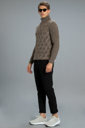 Lufian Ragnar Smart Jean Pantolon Slim Fit Siyah - 2