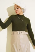 Yarım Balıkçı Fitilli Body Haki - 1
