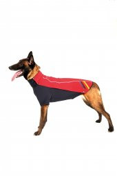 Doxy Büyük Irk Slim Fit Fermuarlı Köpek Montu  mavi 40 Cm - 3