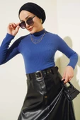 Yarım Balıkçı Fitilli Body İndigo - 1