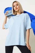 Oversize Basic T-shirt Bebe Mavi thumbnail 1