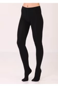 Thermoform Kadın Bambu Külotlu Çorap Siyah - 1