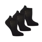 Thermoform Bambu 3'lü Unisex Patik Çorap Siyah - 1