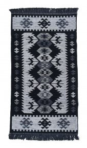 Shark Anatolia El Kilim Kurtağzı Siyah - 1