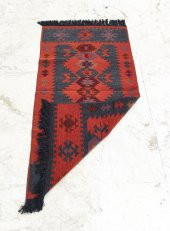 Shark Anatolia El Kilim Kurtağzı Gri Turuncu - 2