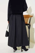 Bel Bağlamalı Çan Etek Siyah thumbnail 3