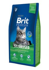 Brit Premium Adult Sterilised Tavuklu & Pirinçli Kısırlaştırılmış Yetişkin Kedi Maması 8 Kg - 1