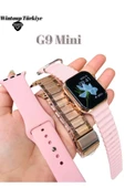 G9 Mini 41 Mm Amoled Ekran Akıllı Saat 3 Strap+Bracelet IPhone14/Pro/Promax Uyumlu thumbnail 1
