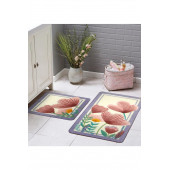 Taç FioreBaskılı Banyo Paspası - Renkli - 1