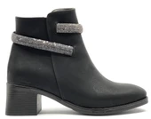 Asya Bilek Şerit Taş Kemerli Kısa Topuklu Kadın Bot thumbnail 2