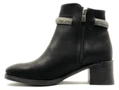 Asya Bilek Şerit Taş Kemerli Kısa Topuklu Kadın Bot thumbnail 3