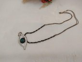 Hdmarketim Swarovski Yeşil Zümrüt Renk Herşeyi Gören Göz Kolye - 1