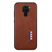 Xiaomi Redmi Note 9 Kılıf Busy Deri Arka Kapak - 7