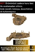 Premium Üretim Özel Kutulu Antik Altın Sarı Renk Mescid-i Haram Hediyelik Dekoratif Biblo - 1