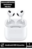 3 Bluetooth Kulaklık 3.nesil Kablosuz Bluetooth Kulaklık Ios Uyumlu Premium thumbnail 1