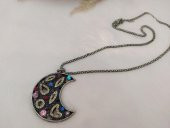 Hdmarketim Swarovski Taşlı Moda Tasarım Ay Model Kolye thumbnail 1