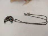 Hdmarketim Swarovski Taşlı Moda Tasarım Ay Model Kolye thumbnail 2