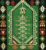 Shark Anadolu Seccade Kilim 8 Yeşil - 6