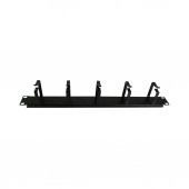 1U 19" YATAY ORGANİZER 5 KANCALI METAL KABİNET KABLO TOPLAYICI - 3